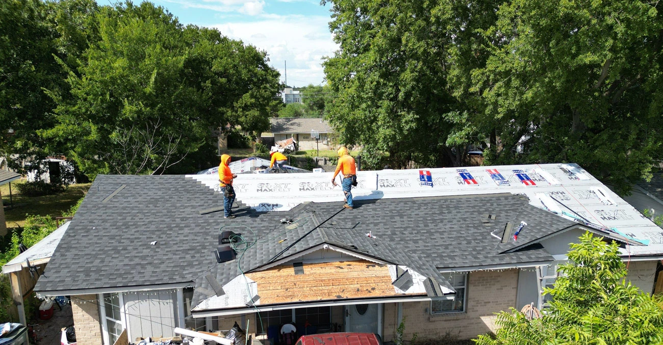 Storm damage repair services